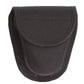 Black nylon DuraTek Molded Handcuff Pouch with flap closure for secure storage