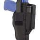 Black nylon Combo Holster with mag pouch and visible Sig Sauer blue pistol grip