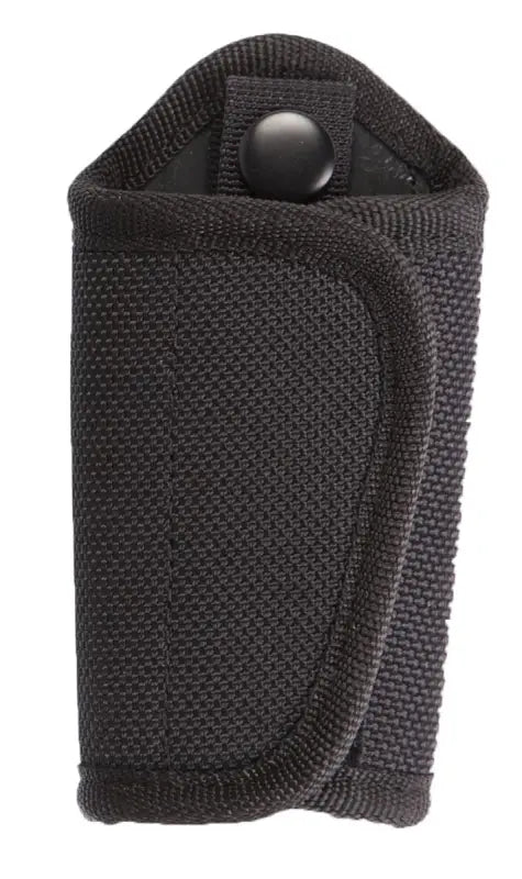 Black nylon holster with snap closure for DuraTek Molded Silent Key Pouch