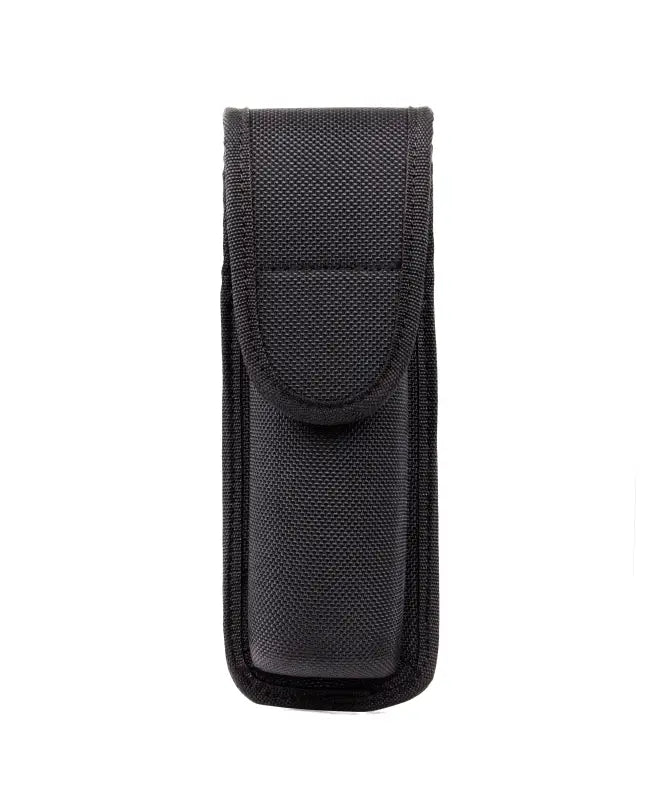 Black nylon holster with velcro flap for DuraTek Molded Mace Pouch MK-IV