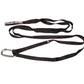 Black nylon webbing sling with SMC Mountain carabiner, FRE Rescue Webbing product