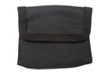 Black nylon pouch with flap closure for EMS EMT Paramedic gloves storage
