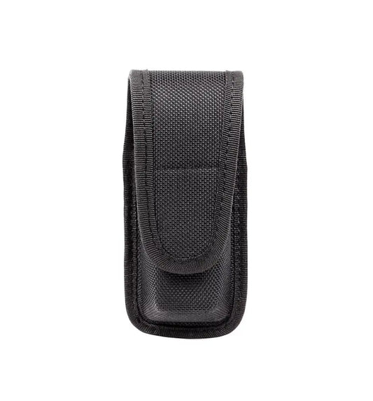 Black nylon DuraTek Molded Magazine Pouch with flap closure for secure storage