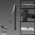 Black nylon webbing strap for FRE Backbone Strap with durable attachment loops