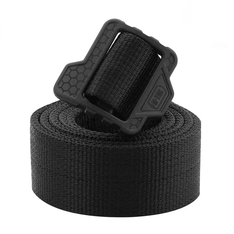 Black nylon M-Tac Double Duty Tactical Belt Hex with durable plastic buckle