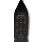 Black obelisk-shaped award with engraved text for K9s United Coffee 12oz