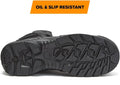 Black oil and slip-resistant boot sole on STEALTH FORCE 6’’ Tactical Work Boots for First Responders