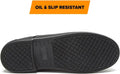 Black oil-resistant and slip-resistant sole on ACTIVE DUTY Oxford men’s work shoes