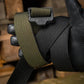 Black and olive green nylon webbing straps for M-Tac Double Sided Lite Tactical Belt