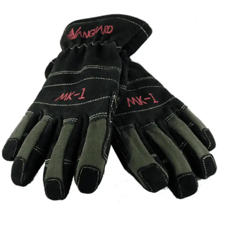 Black and olive green MK-1 Structural Firefighting Glove with Kevlar Knit Protection