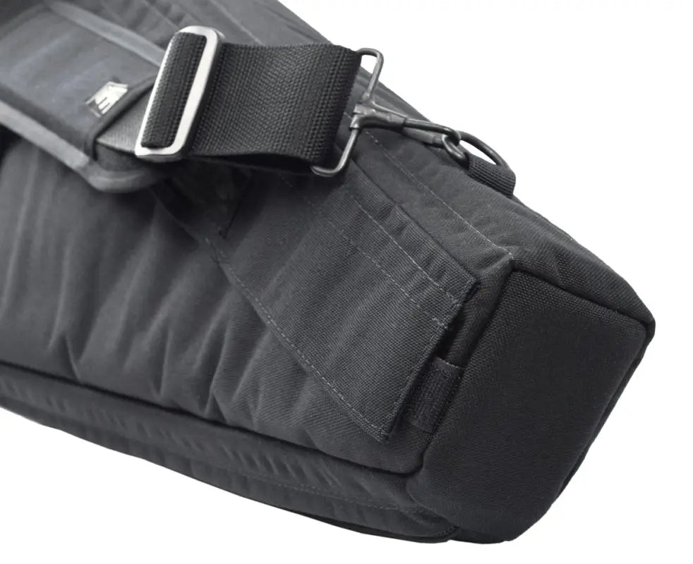 Black padded camera bag strap with adjustable buckle for Assault Systems Tactical Rifle Case