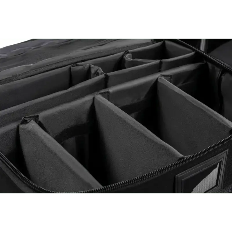 Black padded divider compartments in Scherber Ultimate First Responder Trauma Kit O2