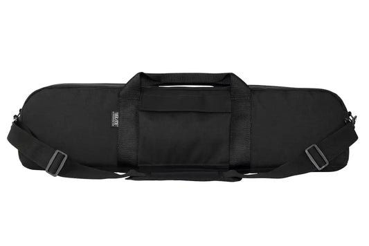 Black padded equipment bag with handles for Pistol Grip Shotgun Case and shoulder strap