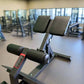 Black padded hyperextension bench on SFE Commercial Roman Chair for effective roman chair workouts