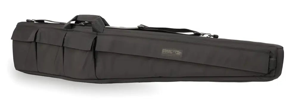 Black padded rifle case with straps for Assault Systems Special Weapons Case