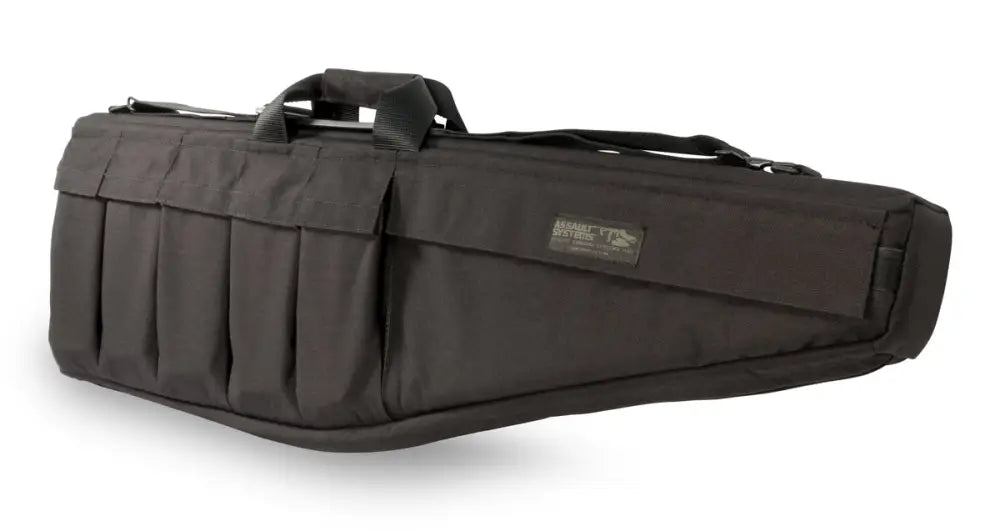 Black padded Tactical Rifle Case with handles from Original Assault Systems™