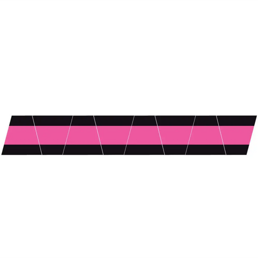 Chief Miller Helmet Tetrahedrons BLACK/PINK TRIPLE STRIPE REFLECTIVE HELMET (TET) TETRAHEDRON 8 PACK Apparel