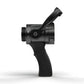 Black pistol-grip nozzle with adjustable flow control for Hydro-138-1, ideal for first responders