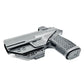 Black pistol in a holster for Sig Sauer P365-FUSE concealed carry IWB holster