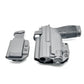 Black pistol holster with magazine carrier for Sig P365-XMACRO and Streamlight TLR-7
