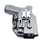 Black Glock 17 holster with magazine carrier and TLR-7 HL-X light mounted, secure retention