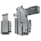 Black inside waistband Sig P365-XMACRO holster with magazine carrier for Four Brothers