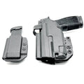 Inside waistband Black pistol holster with magazine carrier for Sig P365-XMACRO by Four Brothers