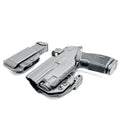 Black Sig P365-XMACRO pistol in inside waistband holster with magazine holder from Four Brothers