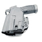 Black Sig Sauer P365-FUSE pistol in matching holster with textured grip and visible barrel