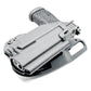 Sig Sauer P365-FUSE pistol with TLR-7 weapon-mounted light in holster on white background