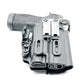 Black Sig Sauer P365-FUSE with TLR-7 HL-X inside Kydex IWB holster with belt clips