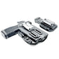 Black Sig P365-FUSE holster with magazine carrier for Streamlight TLR-7 and Four Brothers