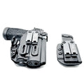 Black Sig P365-FUSE holster with TLR-7 and magazine carrier for Four Brothers concealed carry