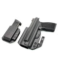 Black Sig P365-XMACRO inside waistband gas pedal holster with magazine carrier
