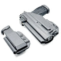 Black pistol and magazine in holsters for Sig P365-FUSE with Streamlight TLR-7 by Four Brothers