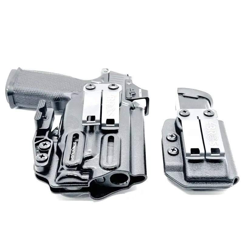 Black pistol and magazine holsters for Sig P365-XMACRO from Four Brothers Holsters