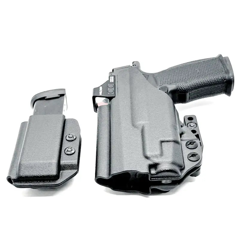 Black pistol and magazine holsters for Sig P365-XMACRO by Four Brothers Holsters