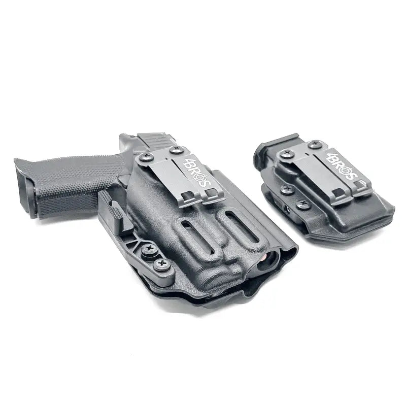 Black pistol and magazine holsters for Sig P365XL with Four Brothers Holsters combo