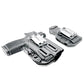 Black pistol and magazine holsters for Sig P365-XMACRO inside waistband by Four Brothers