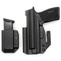 Black P365-XMACRO Gas Pedal IWB RH Holster with magazine carrier combo