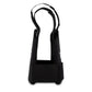 Black plastic shopping bag holder with curved handles for ProtectVest® - Fast and trusted use