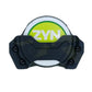 Black plastic mounting bracket for Zyn Can Holder with circular ZYN container design