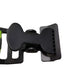 Black plastic buckle on highly reflective strap of Glovestrap 3 with powerful alligator clip