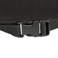 Black plastic buckle with nylon webbing strap for Harlej Bag seat organizer bag