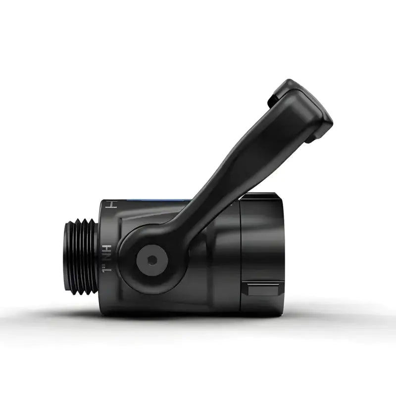 Black plastic garden hose nozzle attachment for Hydro-100-1 with adjustable spray handle