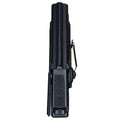 Black plastic hard case for carrying pool cues, ideal for Light Bearing IWB Holsters