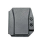 Black plastic Sig Sauer MPX magazine holster with screws for secure carry