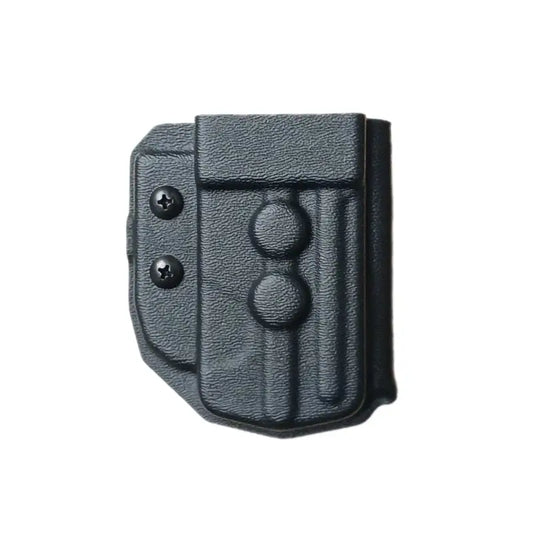 Black plastic holster with screws for Leatherman OHT, ideal for first responders