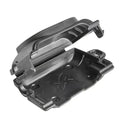 Black plastic protective case for IV pump, ideal for first responders with internal compartments
