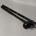 Black plastic ruler with markings in Leatherhead Tools Halligan Entry Tool set